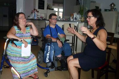 Elke Tigli, Simon Maier, Dagmar Keller (von links)